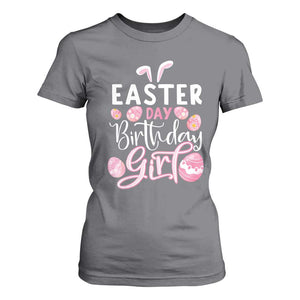 Funny Easter Day Birthday Girl T Shirt For Women Born On Easter Day Eggs TS11 Charcoal Print Your Wear