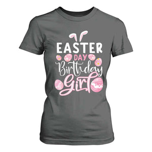Funny Easter Day Birthday Girl T Shirt For Women Born On Easter Day Eggs TS11 Dark Heather Print Your Wear