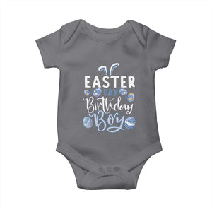 Funny Easter Day Birthday Boy Baby Onesie Born On Easter Day Eggs TS11 Charcoal Print Your Wear