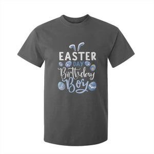 Funny Easter Day Birthday Boy T Shirt For Kid Born On Easter Day Eggs TS11 Dark Heather Print Your Wear