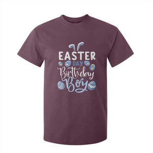 Funny Easter Day Birthday Boy T Shirt For Kid Born On Easter Day Eggs TS11 Maroon Print Your Wear