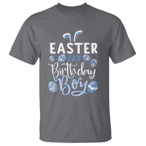 Funny Easter Day Birthday Boy T Shirt Born On Easter Day Eggs TS11 Charcoal Print Your Wear