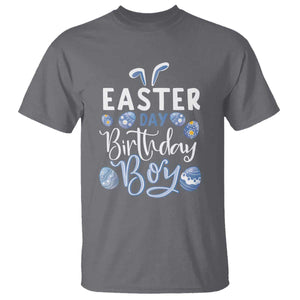 Funny Easter Day Birthday Boy T Shirt Born On Easter Day Eggs TS11 Charcoal Print Your Wear