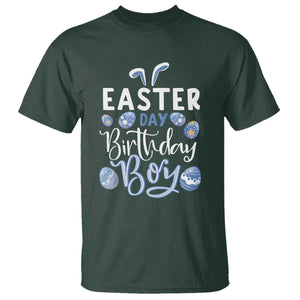 Funny Easter Day Birthday Boy T Shirt Born On Easter Day Eggs TS11 Dark Forest Green Print Your Wear