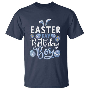 Funny Easter Day Birthday Boy T Shirt Born On Easter Day Eggs TS11 Navy Print Your Wear