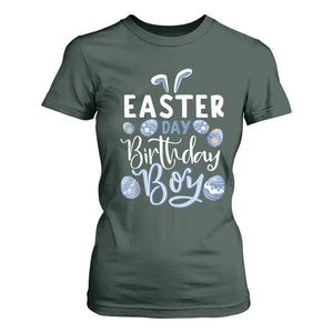 Funny Easter Day Birthday Boy T Shirt For Women Born On Easter Day Eggs TS11 Dark Forest Green Print Your Wear