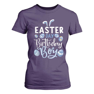 Funny Easter Day Birthday Boy T Shirt For Women Born On Easter Day Eggs TS11 Purple Print Your Wear