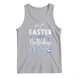 Funny Easter Day Birthday Boy Tank Top Born On Easter Day Eggs TS11 Athletic Heather Print Your Wear