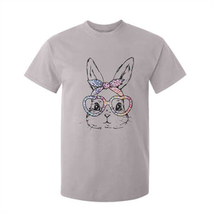 Easter Day Bunny Rabbit Face Tie Dye Glasses T Shirt For Kid TS11 Ice Gray Print Your Wear