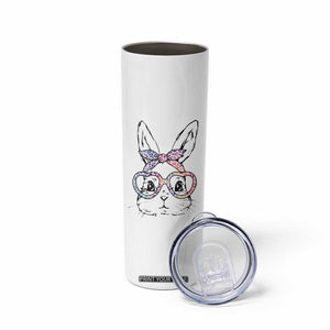 Easter Day Bunny Rabbit Face Tie Dye Glasses Skinny Tumbler TS11 Print Your Wear