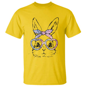 Easter Day Bunny Rabbit Face Tie Dye Glasses T Shirt TS11 Daisy Print Your Wear