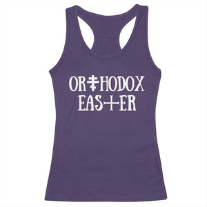 Orthodox Easter Orthodox Christian Faith Jesus Cross Racerback Tank Top TS11 Purple Print Your Wear