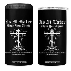 Eastern Orthodox Christian Seraphim Rose 4 in 1 Can Cooler Tumbler Is It Rather Than You Think Russian Cavalry Cross TS11 One Size: 16 oz Black Print Your Wear