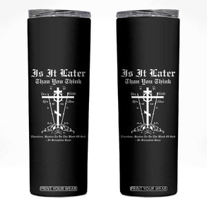 Eastern Orthodox Christian Seraphim Rose Skinny Tumbler Is It Rather Than You Think Russian Cavalry Cross TS11 Black Print Your Wear