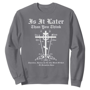 Eastern Orthodox Christian Seraphim Rose Sweatshirt Is It Rather Than You Think Russian Cavalry Cross TS11 Charcoal Print Your Wear