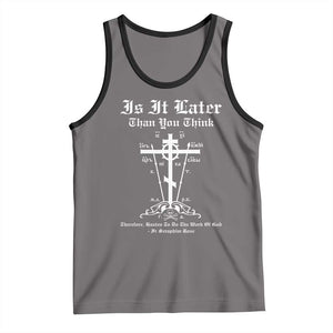 Eastern Orthodox Christian Seraphim Rose Tank Top Is It Rather Than You Think Russian Cavalry Cross TS11 Deep Heather Black Print Your Wear