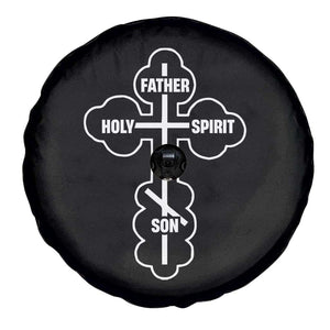 Russian Greek Byzantine Golden Orthodox Cross Father Son Holy Spirit Spare Tire Cover TS11 Print Your Wear