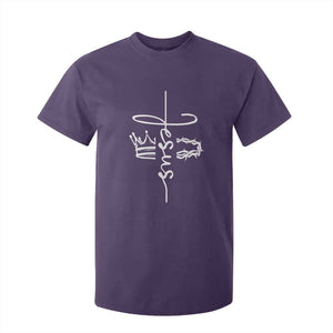 Jesus Christian Lord & Savior Crown of Thorns T Shirt For Kid TS11 Purple Print Your Wear