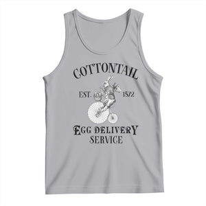 Funny Easter Day Cottontail Egg Delivery Service Tank Top Bunny Rabbit TS11 Athletic Heather Print Your Wear