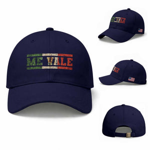 Me Vale Mexican Flag Latino Spanish Slang Baseball Cap TS11 Baseball Cap Universal Fit Dark Blue Print Your Wear