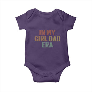 In My Girl Dad Era Baby Onesie Retro Fathers Day Gifts TS11 Purple Print Your Wear