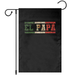 El Papa Funny Mexican Dad Garden Flag Mexico Vintage Flag Father's Day TS11 Black Print Your Wear
