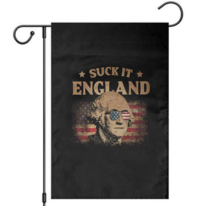 Funny Suck It England Garden Flag 4th of July George Washington 1776 TS11 Black Print Your Wear