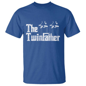 The Twinfather T Shirt Funny Dad Of Twins Fathers Day TS11 Royal Blue Print Your Wear