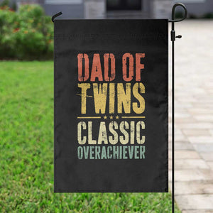 Dad Of Twins Classic Overachiever Garden Flag Proud Twin Father TS11 Print Your Wear