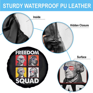 Freedom Squad Founding Fathers Spare Tire Cover American Revolution 4th of July