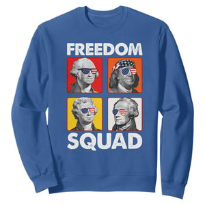 Freedom Squad Founding Fathers Sweatshirt American Revolution 4th of July