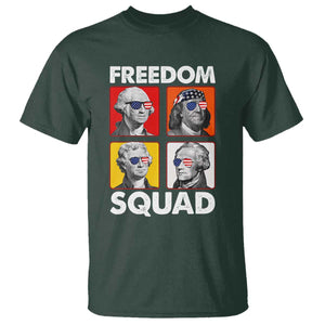 Freedom Squad Founding Fathers T Shirt American Revolution 4th of July