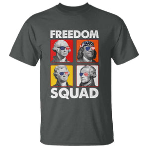 Freedom Squad Founding Fathers T Shirt American Revolution 4th of July