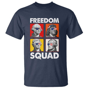 Freedom Squad Founding Fathers T Shirt American Revolution 4th of July