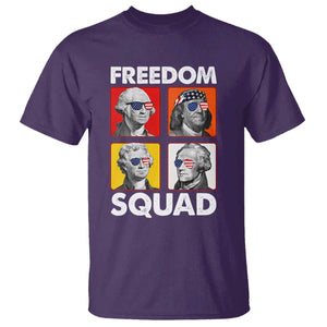 Freedom Squad Founding Fathers T Shirt American Revolution 4th of July