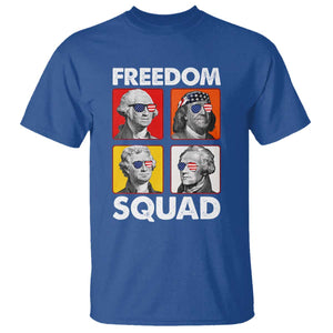 Freedom Squad Founding Fathers T Shirt American Revolution 4th of July