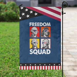 Freedom Squad Founding Fathers Patriotic Garden Flag American Revolution 4th of July