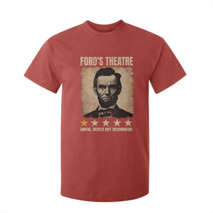 Abraham Lincoln Ford's Theatre T Shirt For Kid Awful Would Not Recommend Funny US History