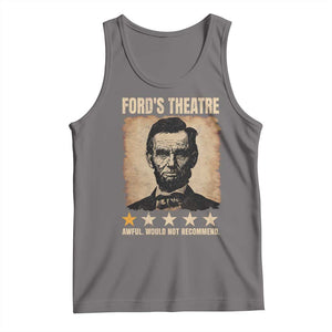Abraham Lincoln Ford's Theatre Tank Top Awful Would Not Recommend Funny US History