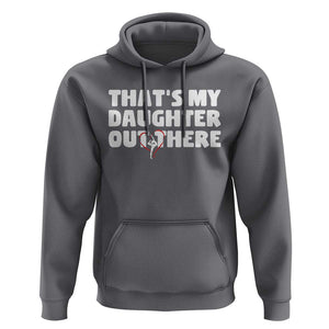 Funny That's My Daughter Out There Hoodie Gymnast Parents Support TS11 Charcoal Print Your Wear