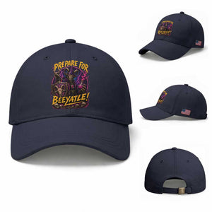 Prepare For Beeyatle Baseball Cap Funny Goat Wizard LitRPG Lover