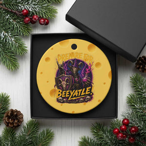 Prepare For Beeyatle Ceramic Ornament Funny Goat Wizard LitRPG Lover