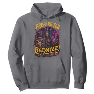 Prepare For Beeyatle Hoodie Funny Goat Wizard LitRPG Lover