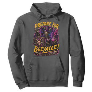 Prepare For Beeyatle Hoodie Funny Goat Wizard LitRPG Lover