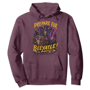 Prepare For Beeyatle Hoodie Funny Goat Wizard LitRPG Lover