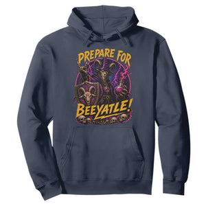 Prepare For Beeyatle Hoodie Funny Goat Wizard LitRPG Lover