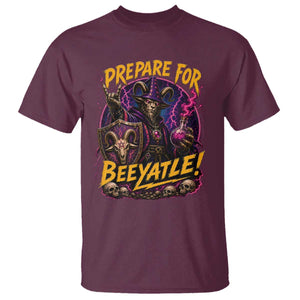 Prepare For Beeyatle T Shirt Funny Goat Wizard LitRPG Lover