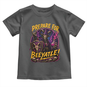 Prepare For Beeyatle Toddler T Shirt Funny Goat Wizard LitRPG Lover