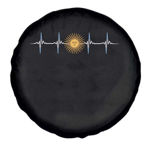 Argentina Sun of May Heartbeat ECG Pulse Argentine Pride Spare Tire Cover