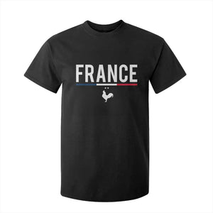 France Gallic Rooster Sports Throwback Design Vintage French Flag T Shirt For Kid